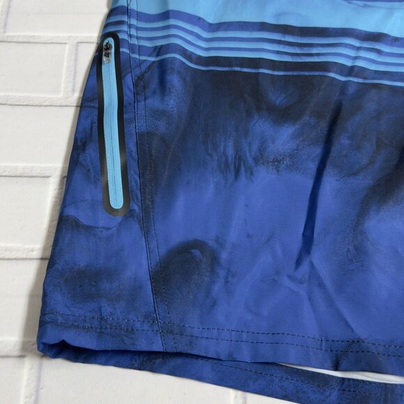 ZeroXposur Men's UPF 50+ Quick Dry Swim Trunks Navy Ibiza Size XXL - Picture 2 of 8